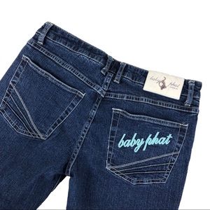 SOLD👖Baby Phat Denim Jeans Flare Low Rise 2000s y2k